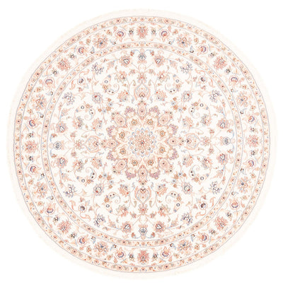 Täbriz Teppich 146x151cm - Perserteppich - creme