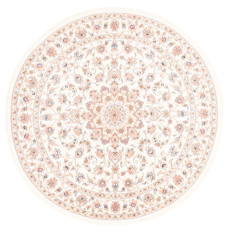 Täbriz Teppich 146x151cm - Perserteppich - creme