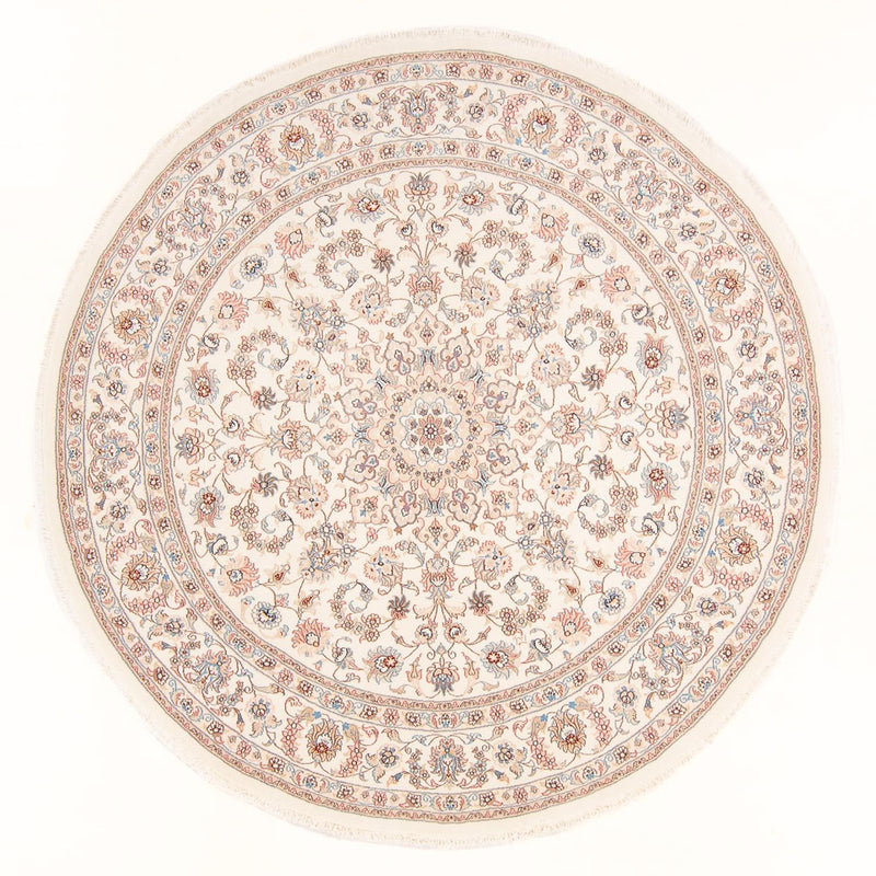 Täbriz - 50 Raj Teppich 194x197cm - Perserteppich - creme