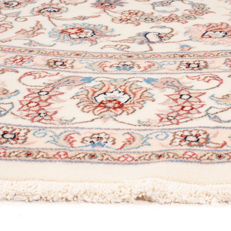 Täbriz - 50 Raj Teppich 196x202cm - Perserteppich - creme