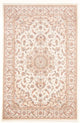 Täbriz - 50 Raj Teppich 198x305cm - Perserteppich - creme