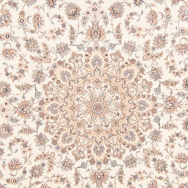 Täbriz - 50 Raj Teppich 250x250cm - Perserteppich - creme