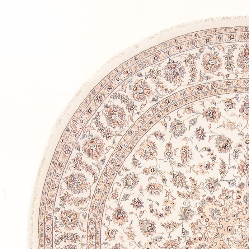 Täbriz - 50 Raj Teppich 250x250cm - Perserteppich - creme