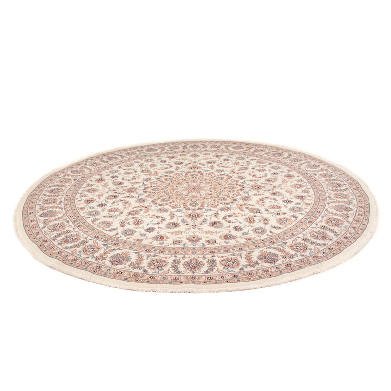Täbriz - 50 Raj Teppich 250x250cm - Perserteppich - creme