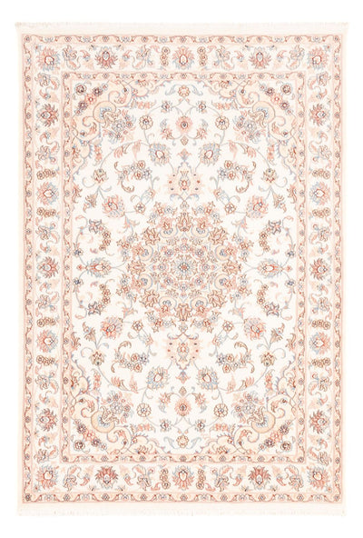 Täbriz Teppich 122x176cm - Perserteppich - creme