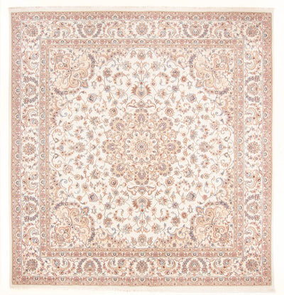 Täbriz - 50 Raj Teppich 245x260cm - Perserteppich - creme