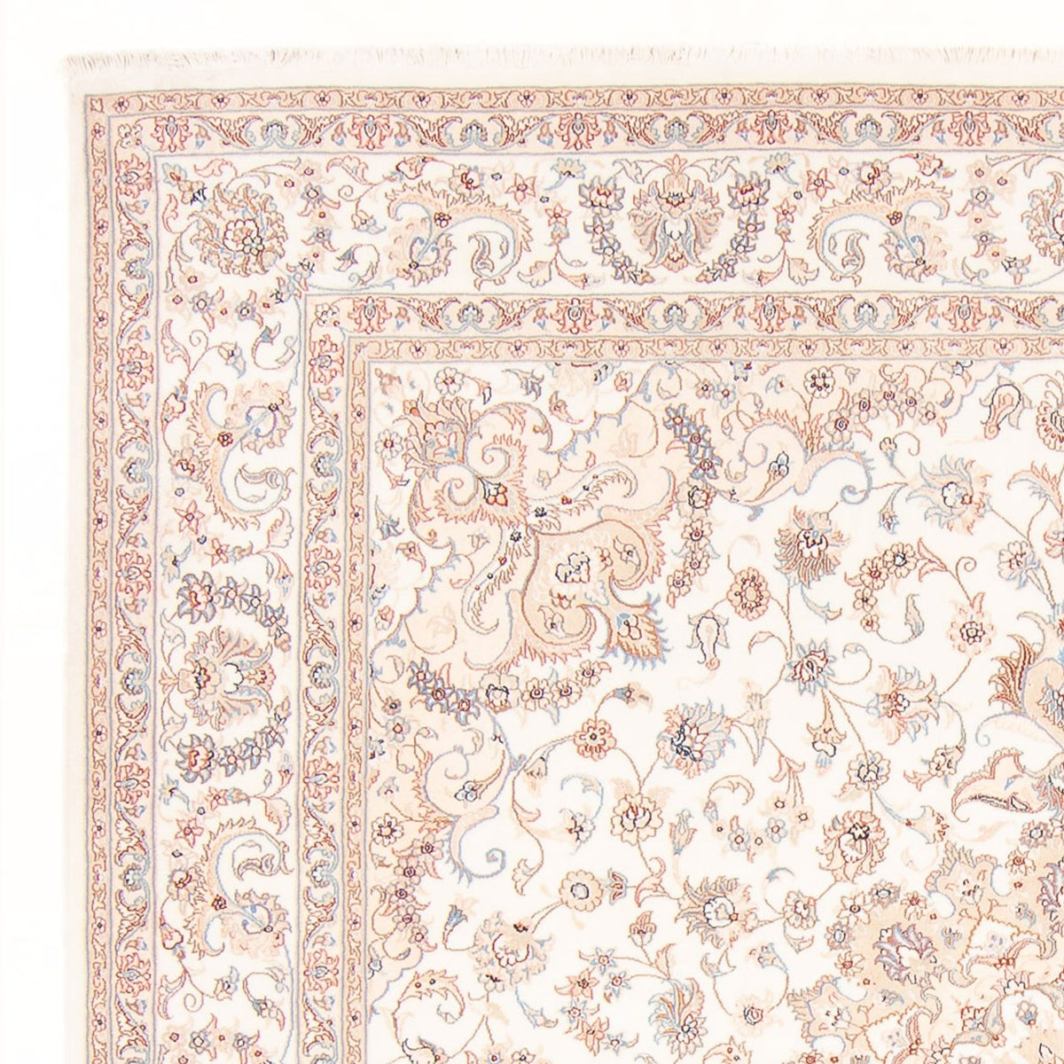 Täbriz - 50 Raj Teppich 245x260cm - Perserteppich - creme