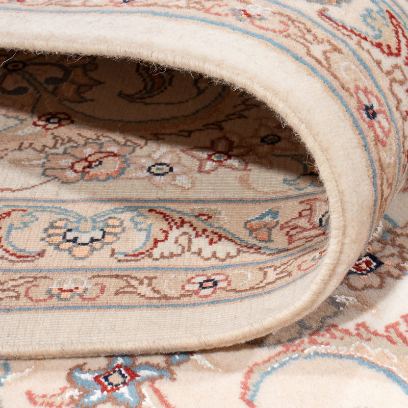 Täbriz - 50 Raj Teppich 245x260cm - Perserteppich - creme