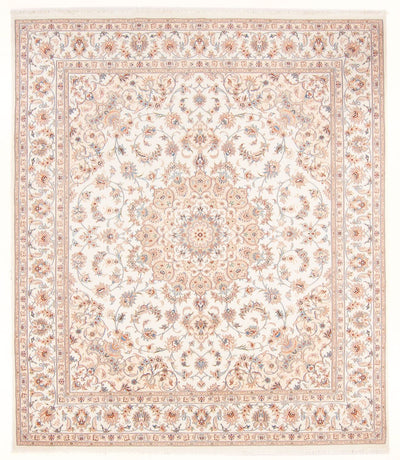 Täbriz - 50 Raj Teppich 227x268cm - Perserteppich - creme