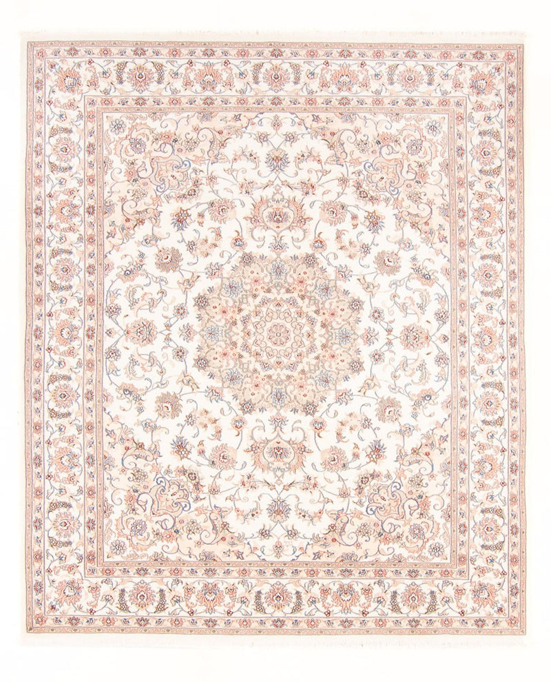 Täbriz - 50 Raj Teppich 197x248cm - Perserteppich - creme
