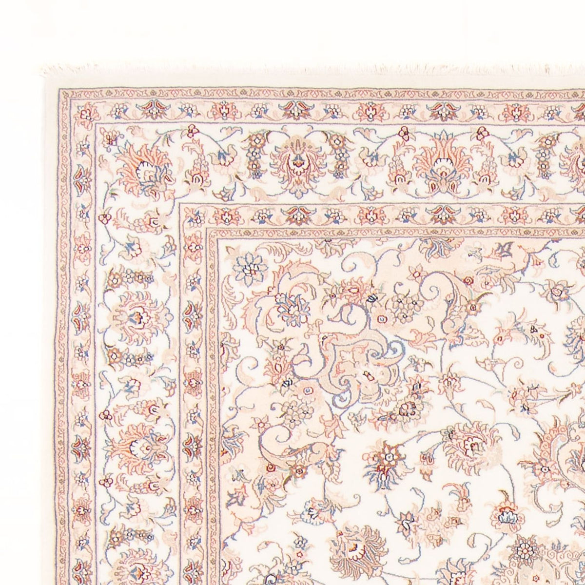 Täbriz - 50 Raj Teppich 197x248cm - Perserteppich - creme