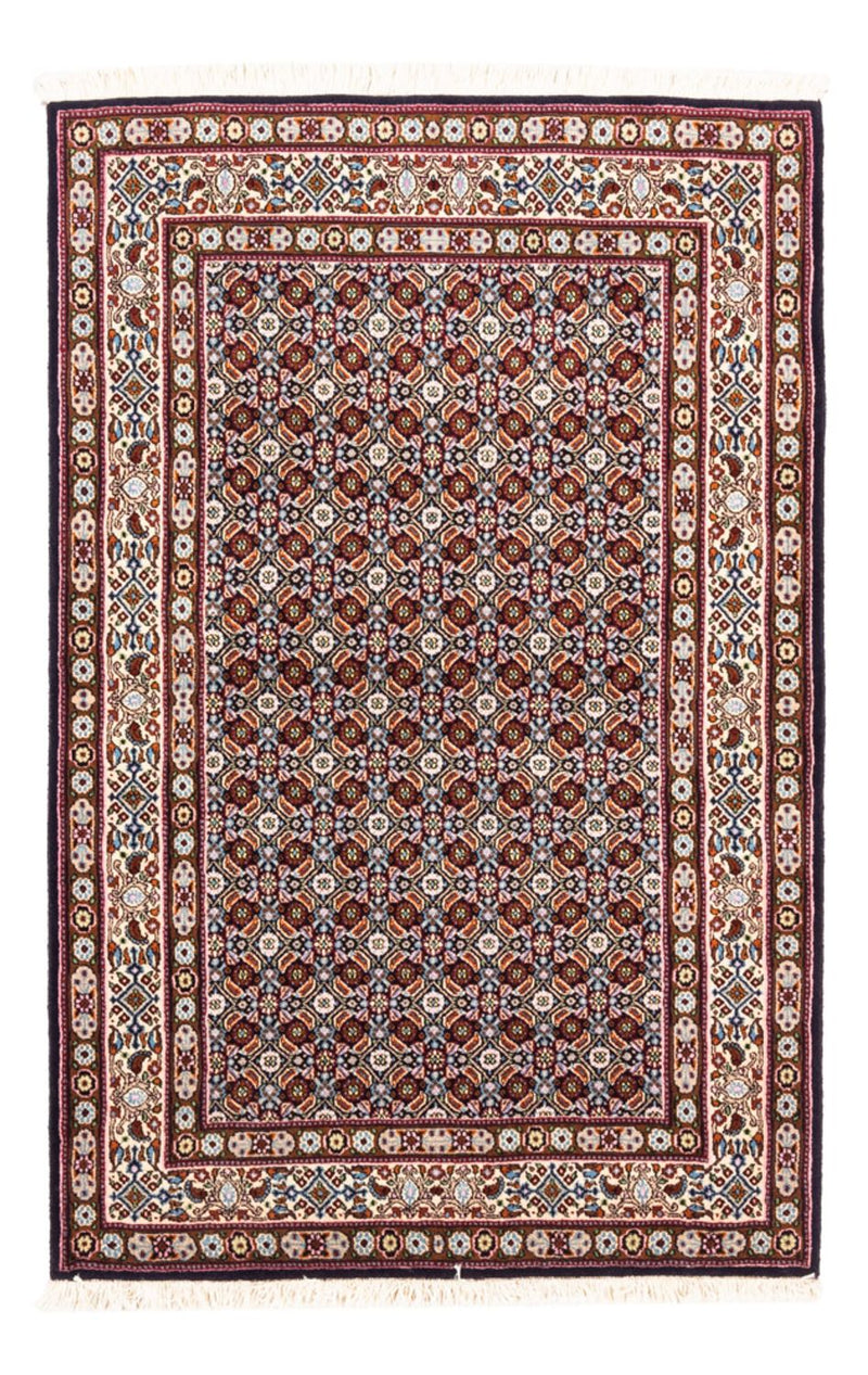 Moud Teppich 98x149cm - Perserteppich - dunkelblau