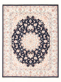 Täbriz - 50 Raj Teppich 149x200cm - Perserteppich - dunkelblau – product image