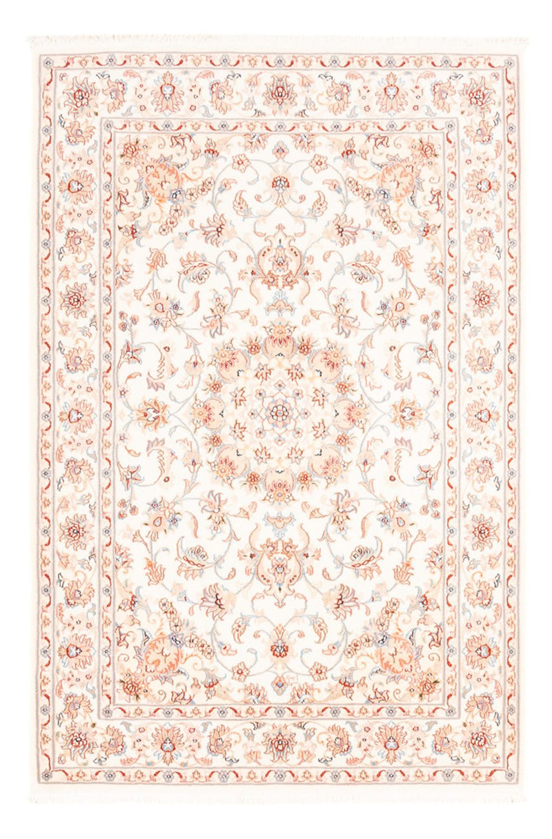 Täbriz Teppich 119x178cm - Perserteppich - creme