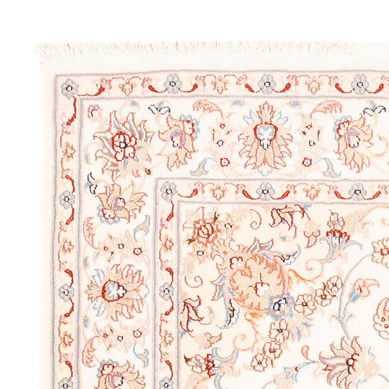 Täbriz Teppich 119x178cm - Perserteppich - creme