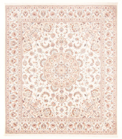 Täbriz - 50 Raj Teppich 224x259cm - Perserteppich - creme