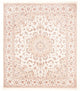 Täbriz - 50 Raj Teppich 224x259cm - Perserteppich - creme