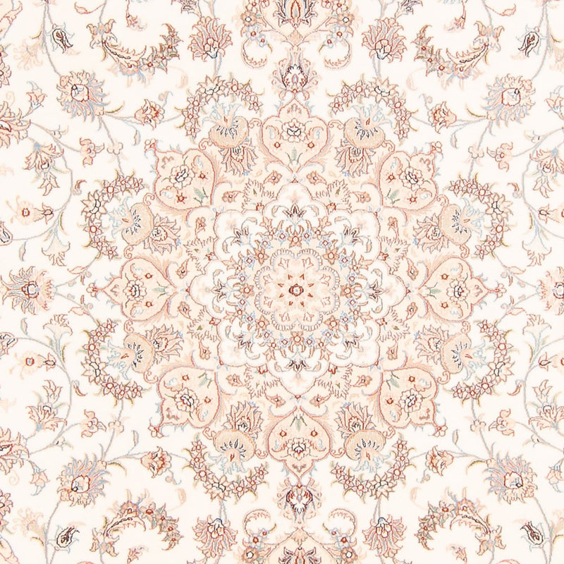 Täbriz - 50 Raj Teppich 224x259cm - Perserteppich - creme