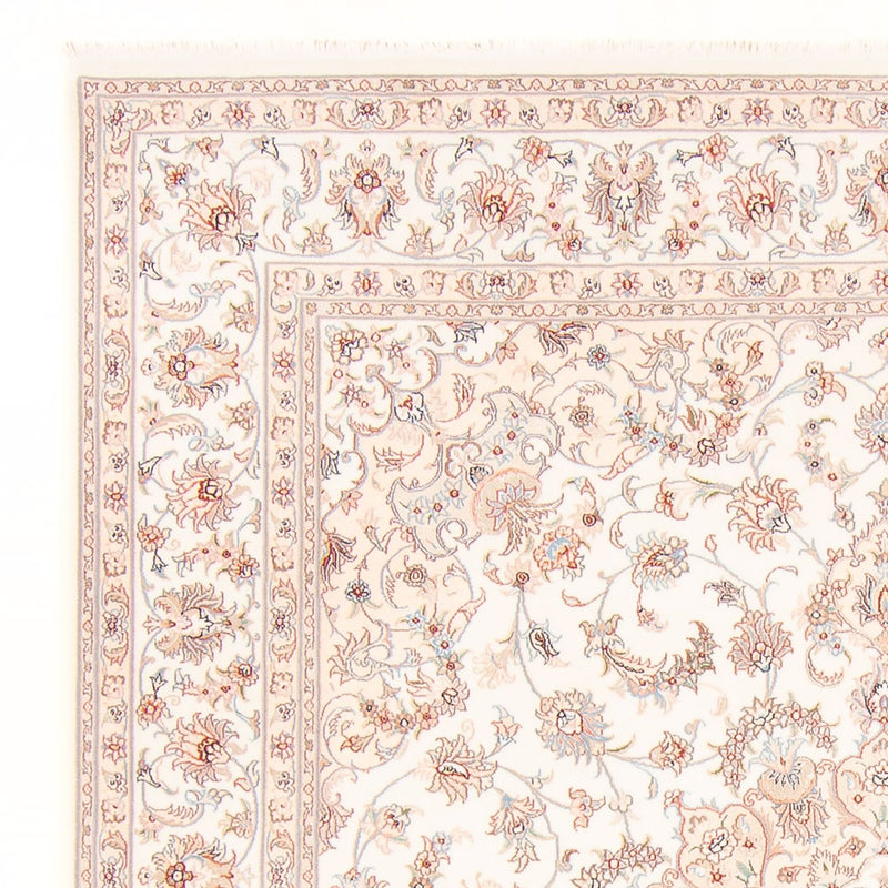 Täbriz - 50 Raj Teppich 224x259cm - Perserteppich - creme