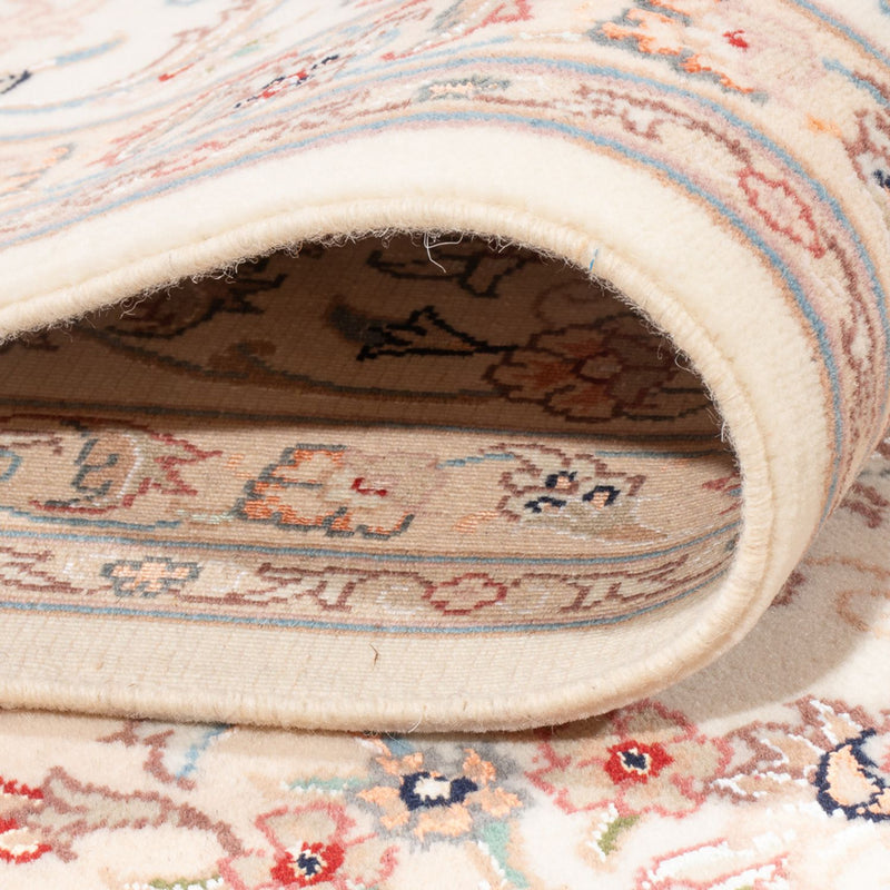 Täbriz - 50 Raj Teppich 224x259cm - Perserteppich - creme
