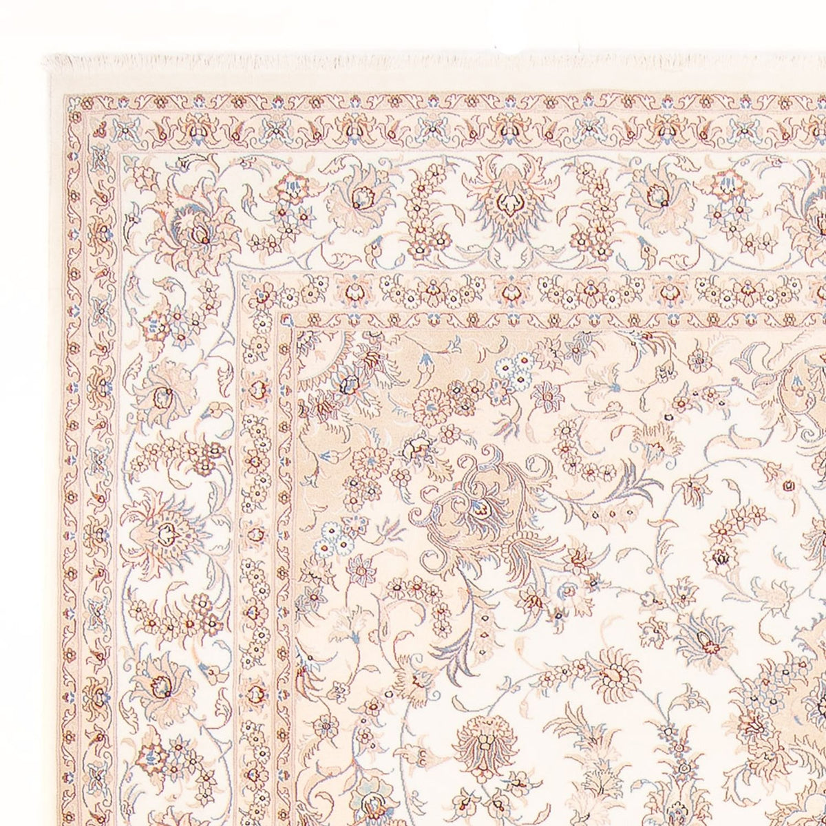 Täbriz - 50 Raj Teppich 247x345cm - Perserteppich - creme
