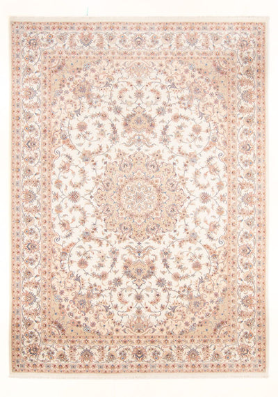 Täbriz - 50 Raj Teppich 245x347cm - Perserteppich - creme
