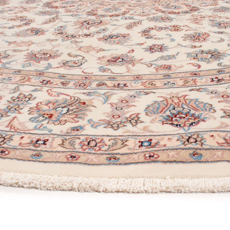Täbriz - 50 Raj Teppich 248x248cm - Perserteppich - creme