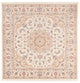 Täbriz - 50 Raj Teppich 198x211cm - Perserteppich - creme