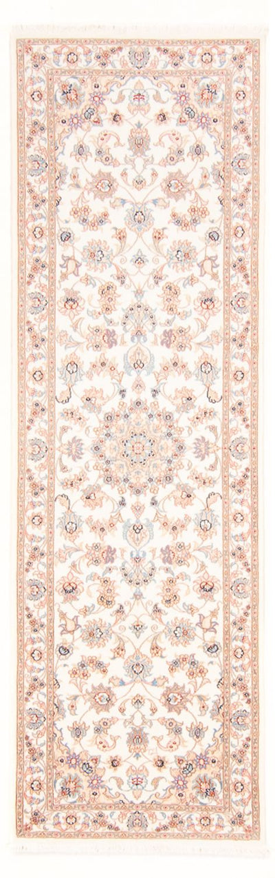 Täbriz - 50 Raj Teppich 81x254cm - Perserteppich - creme