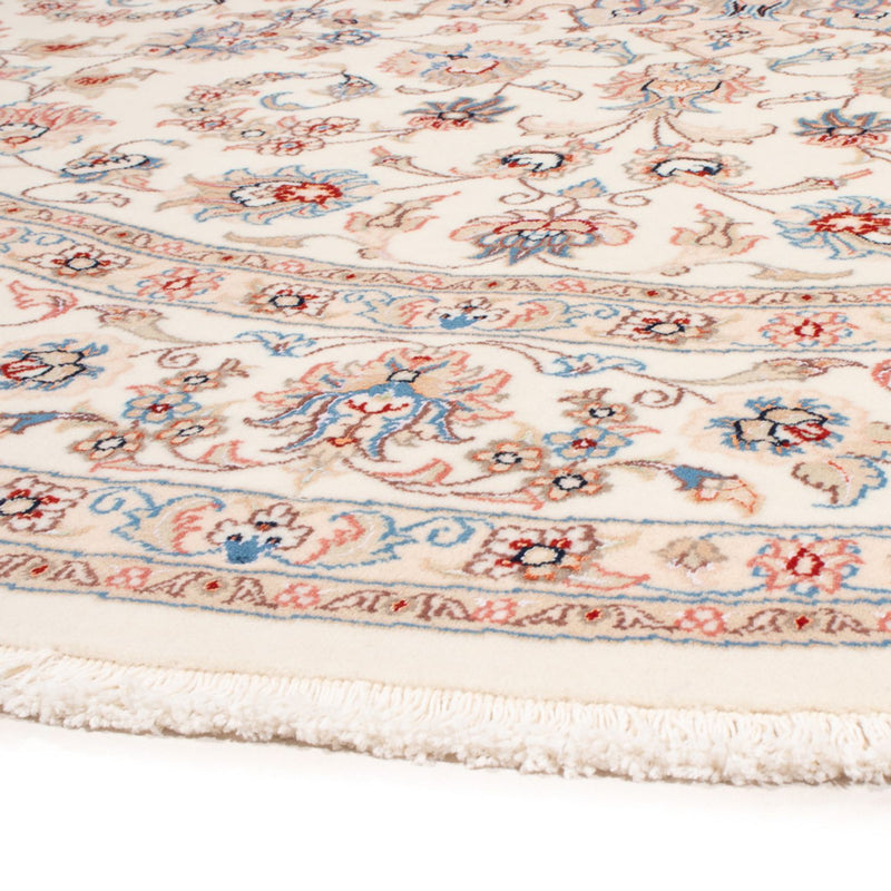 Täbriz - 50 Raj Teppich 197x199cm - Perserteppich - creme