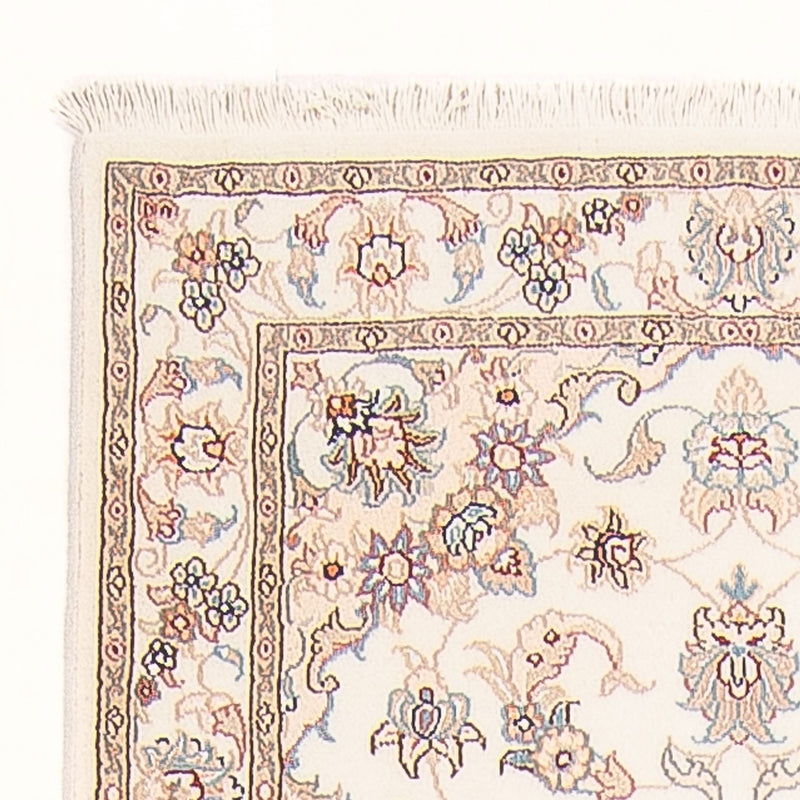 Täbriz - 50 Raj Teppich 80x250cm - Perserteppich - creme