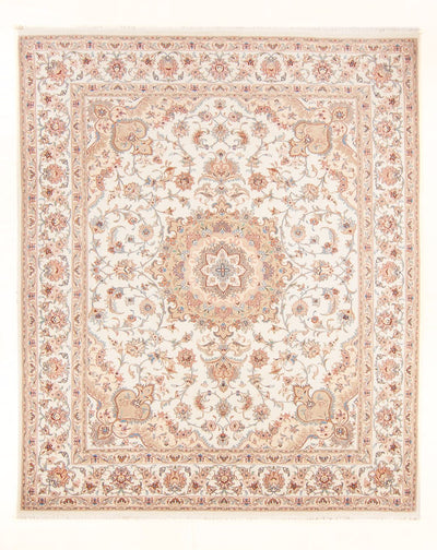 Täbriz - 50 Raj Teppich 200x252cm - Perserteppich - creme