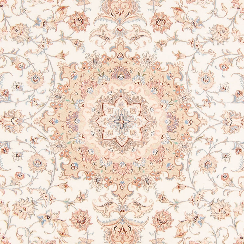 Täbriz - 50 Raj Teppich 200x252cm - Perserteppich - creme