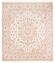 Täbriz - 50 Raj Teppich 226x260cm - Perserteppich - creme