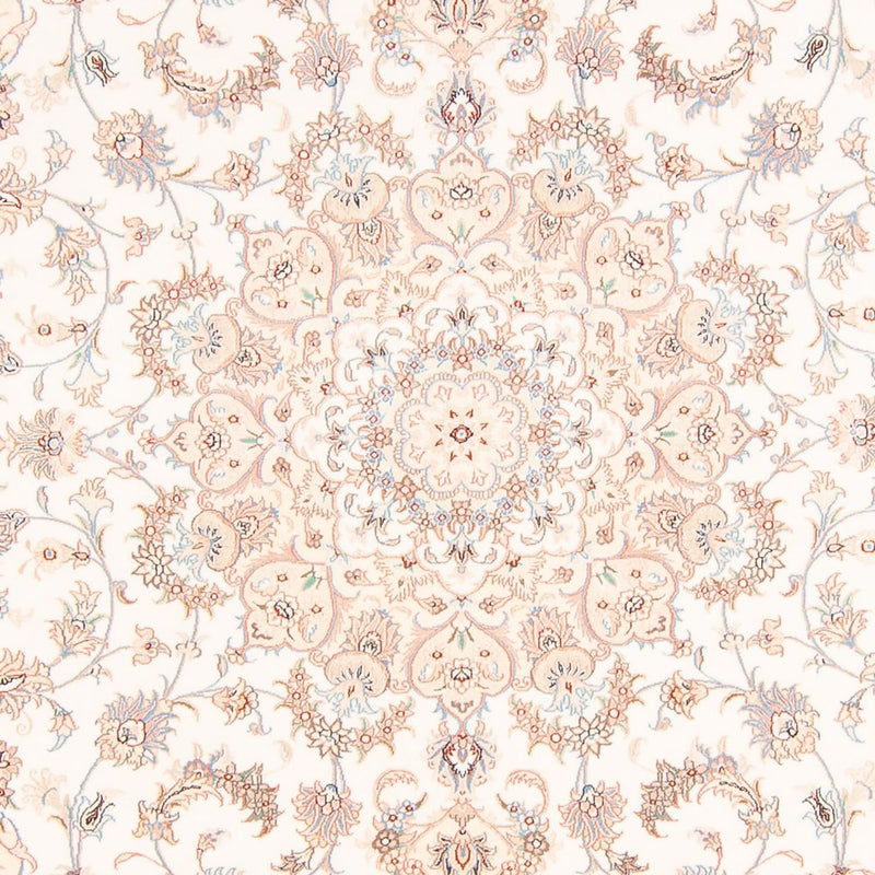 Täbriz - 50 Raj Teppich 226x260cm - Perserteppich - creme