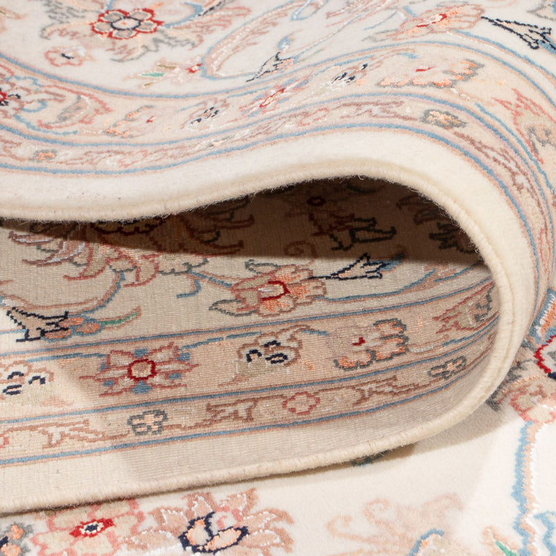 Täbriz - 50 Raj Teppich 226x260cm - Perserteppich - creme