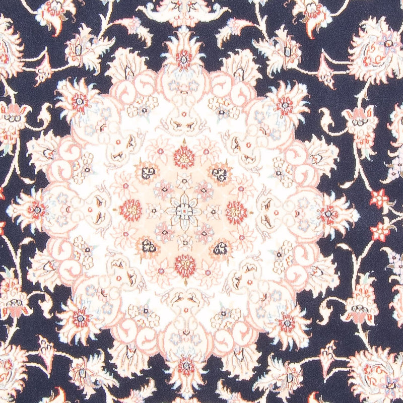 Täbriz - 50 Raj Teppich 168x233cm - Perserteppich - dunkelblau