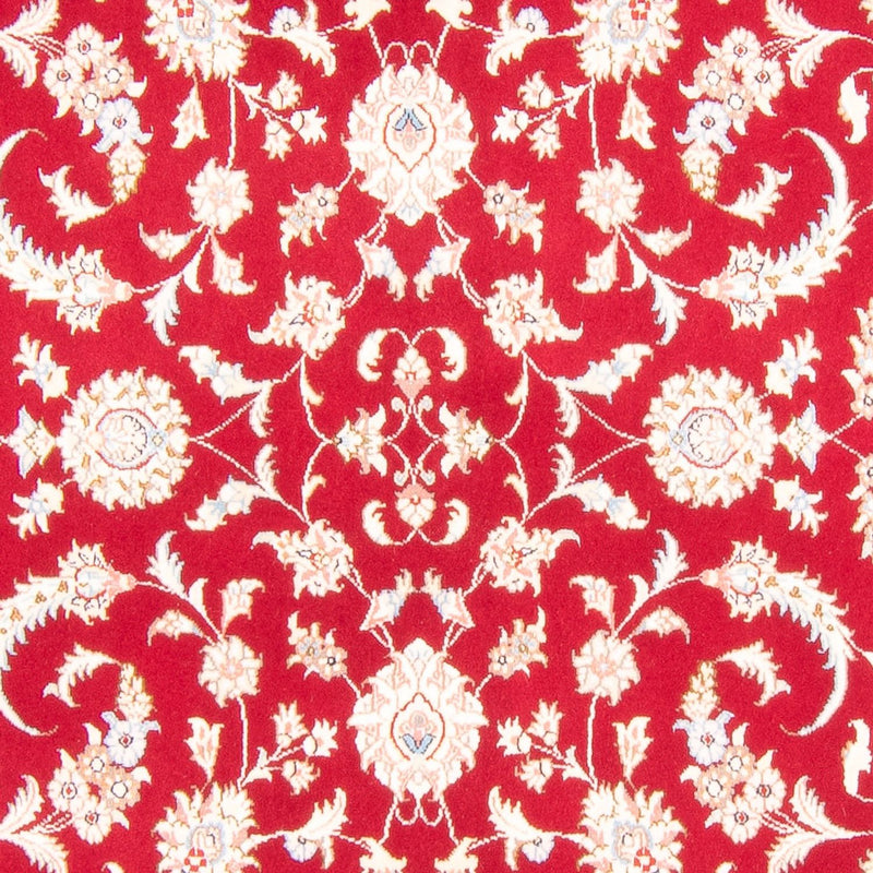 Täbriz - 50 Raj Teppich 168x237cm - Perserteppich - rot