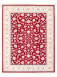 Täbriz - 50 Raj Teppich 150x200cm - Perserteppich - rot