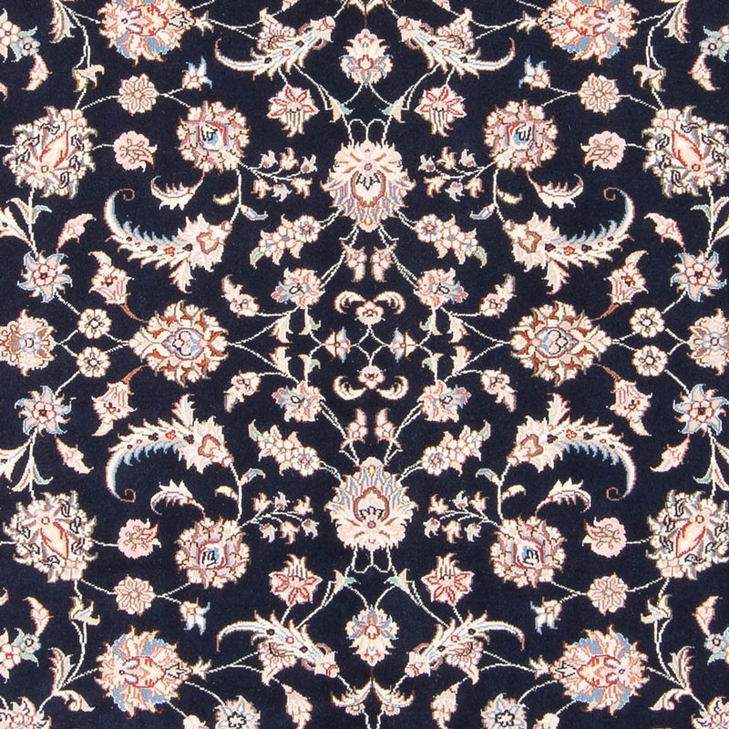 Täbriz - 50 Raj Teppich 153x201cm - Perserteppich - dunkelblau