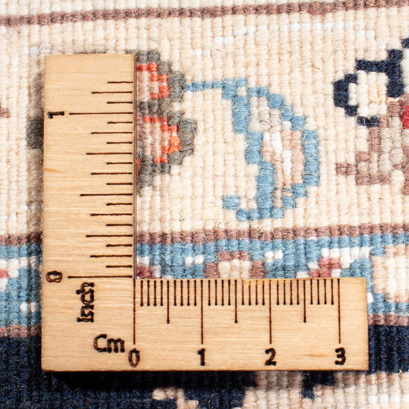 Täbriz - 50 Raj Teppich 153x201cm - Perserteppich - dunkelblau