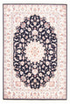 Täbriz - 50 Raj Teppich 168x234cm - Perserteppich - dunkelblau