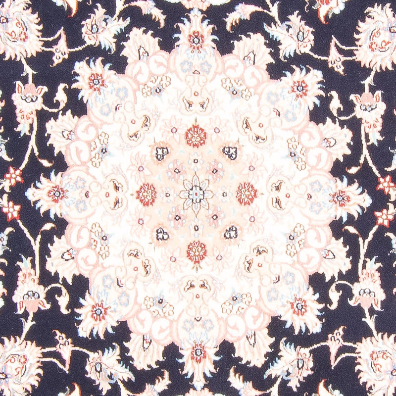 Täbriz - 50 Raj Teppich 168x234cm - Perserteppich - dunkelblau