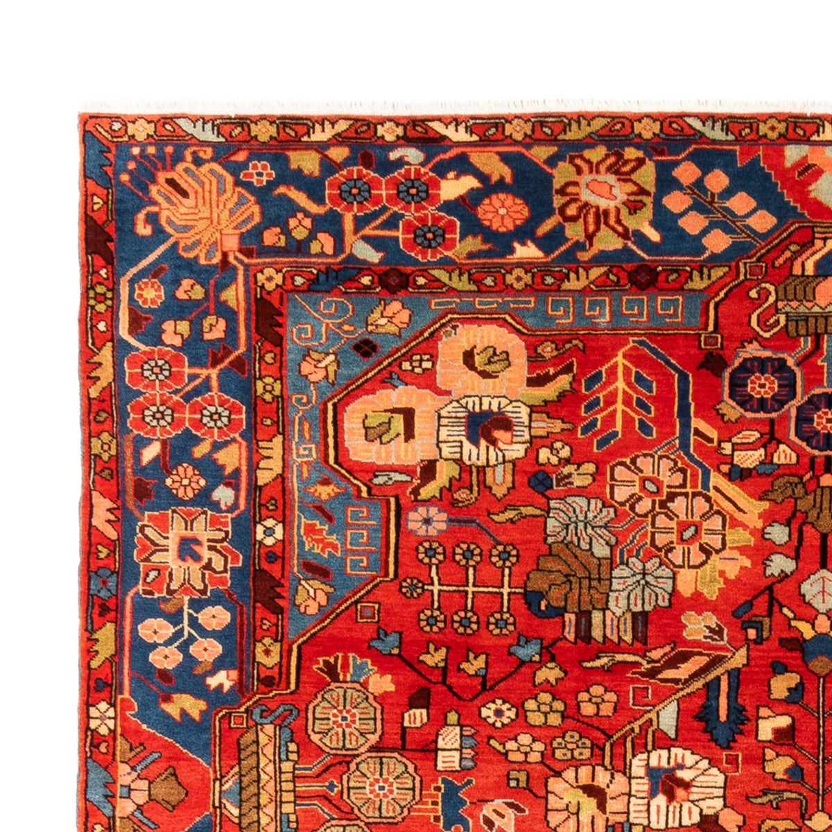 Nahavand Teppich 202x286cm - Perserteppich - rot