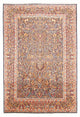 Kerman Teppich 195x295cm - Perserteppich - dunkelblau