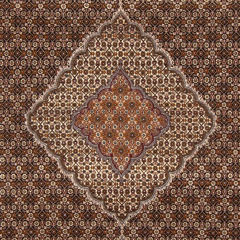 Täbriz - 40 Raj Teppich 206x300cm - Perserteppich - dunkelblau