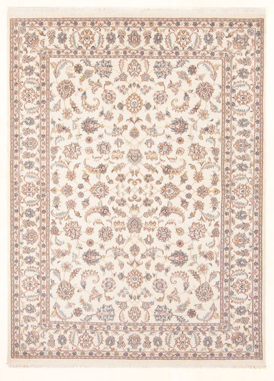 Täbriz - 50 Raj Teppich 149x209cm - Perserteppich - creme