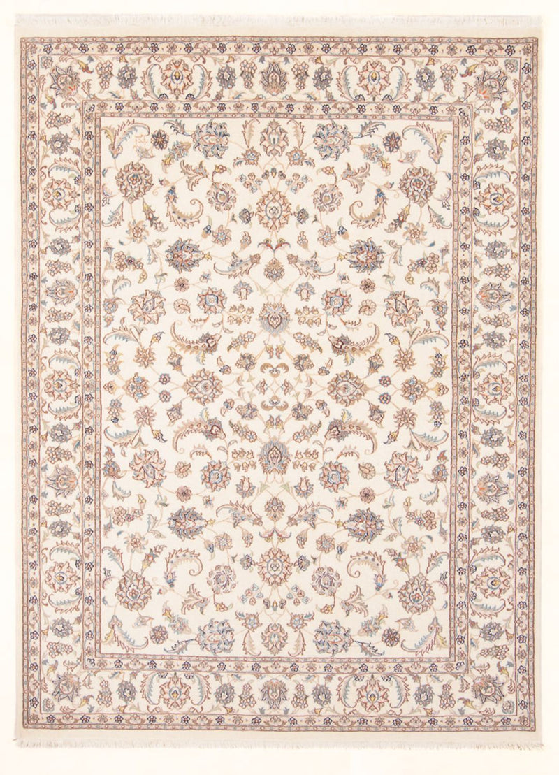 Täbriz - 50 Raj Teppich 149x209cm - Perserteppich - creme