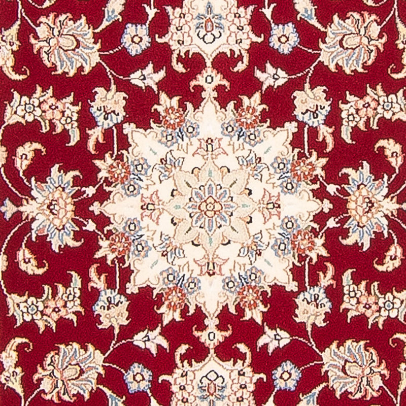 Täbriz - 50 Raj Teppich 80x305cm - Perserteppich - rot