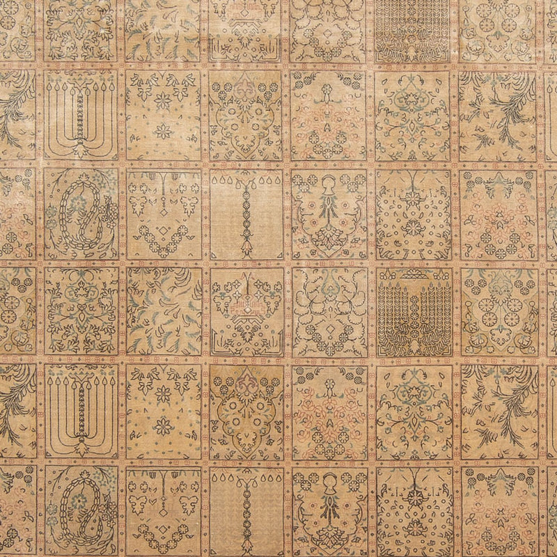 Ghom - Seide Teppich 191x294cm - Perserteppich - dunkelbeige
